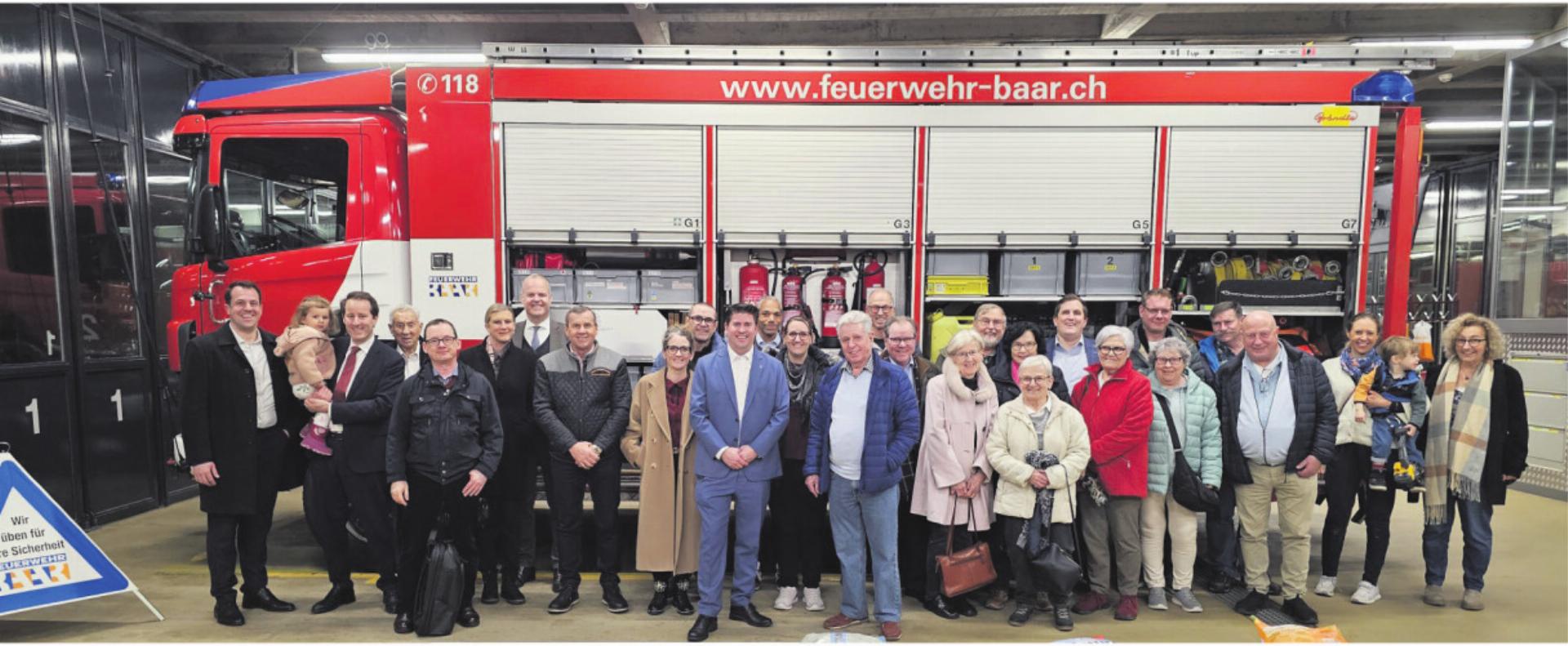 Spannender Einblick in die Arbeit der Feuerwehr Baar. Foto: zVg - Das Bild wird blockiert. – Möglicherweise durch einen aktiven Adblocker.