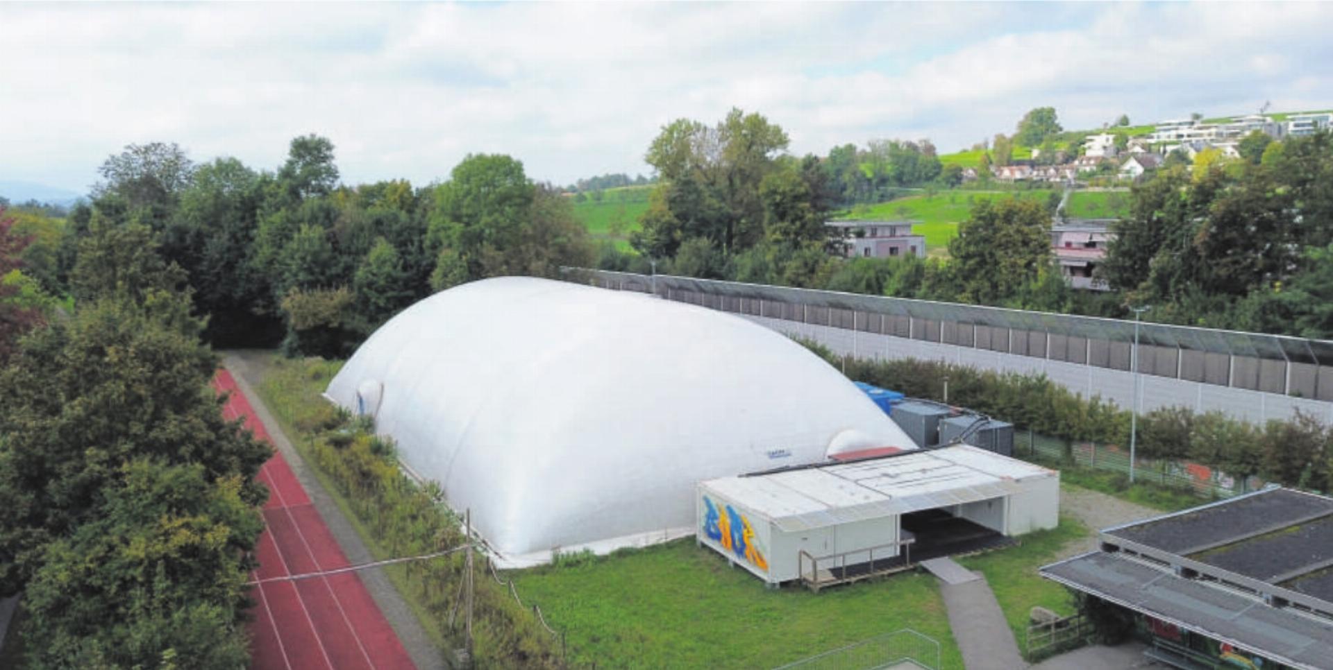 Die Traglufthalle bekommt einen neuen Zweck - Das Bild wird blockiert. – Möglicherweise durch einen aktiven Adblocker.