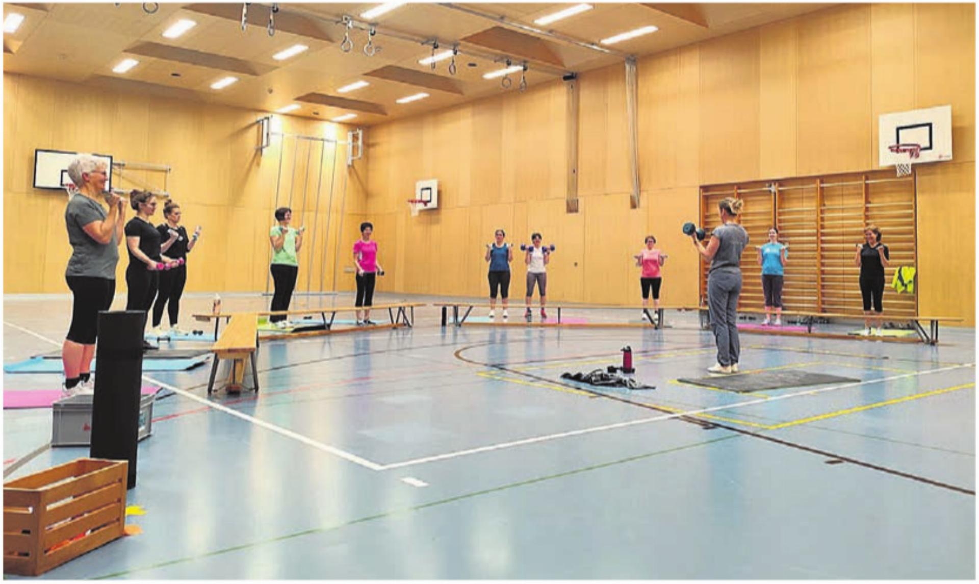 Fit am Dienstagabend mit FitSport Baar. Fotos: zVg - Das Bild wird blockiert. – Möglicherweise durch einen aktiven Adblocker.