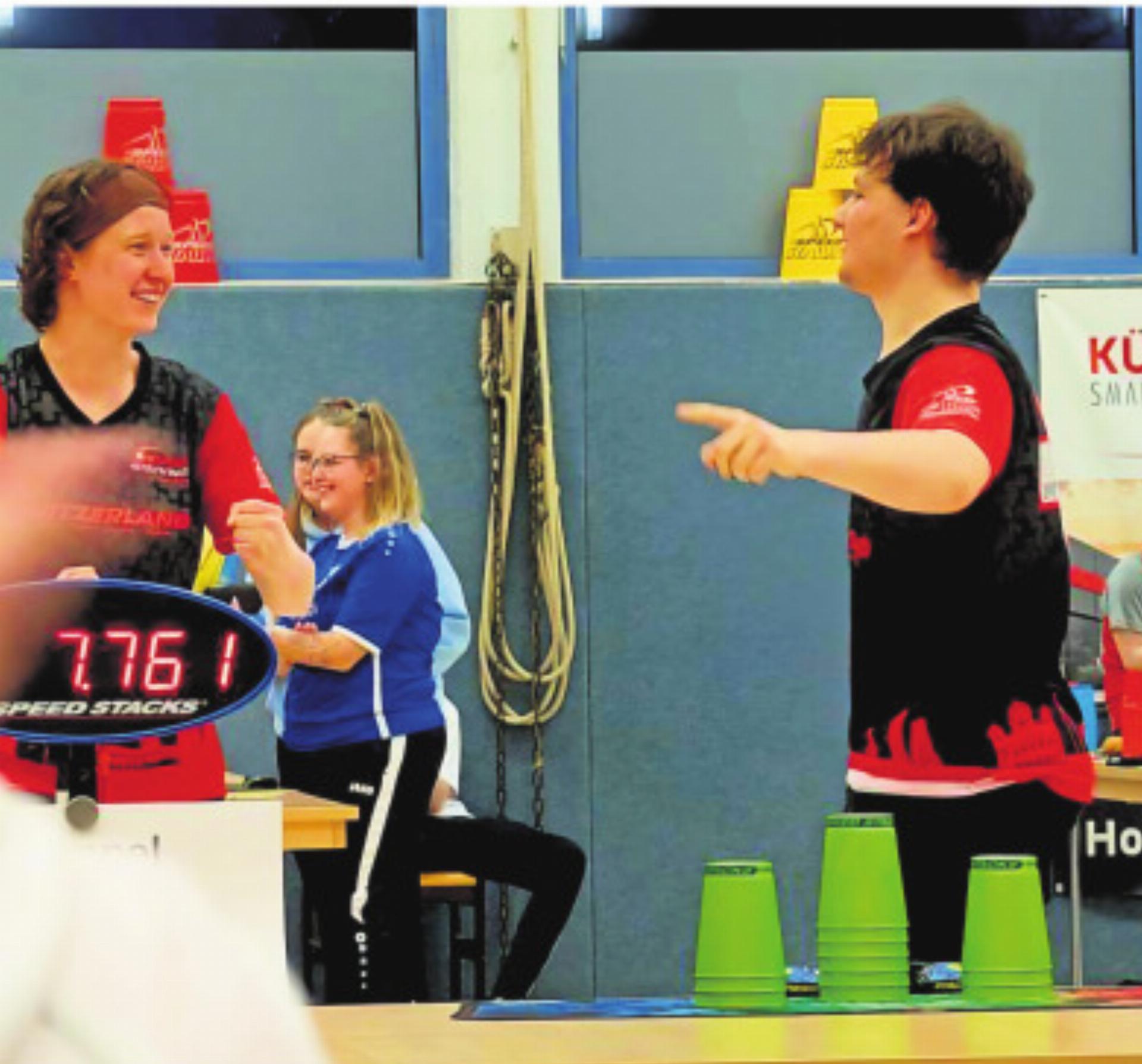 Neuer Schweizer Rekord im Doppel für Seraina und Marlon. Foto: zVg - Das Bild wird blockiert. – Möglicherweise durch einen aktiven Adblocker.