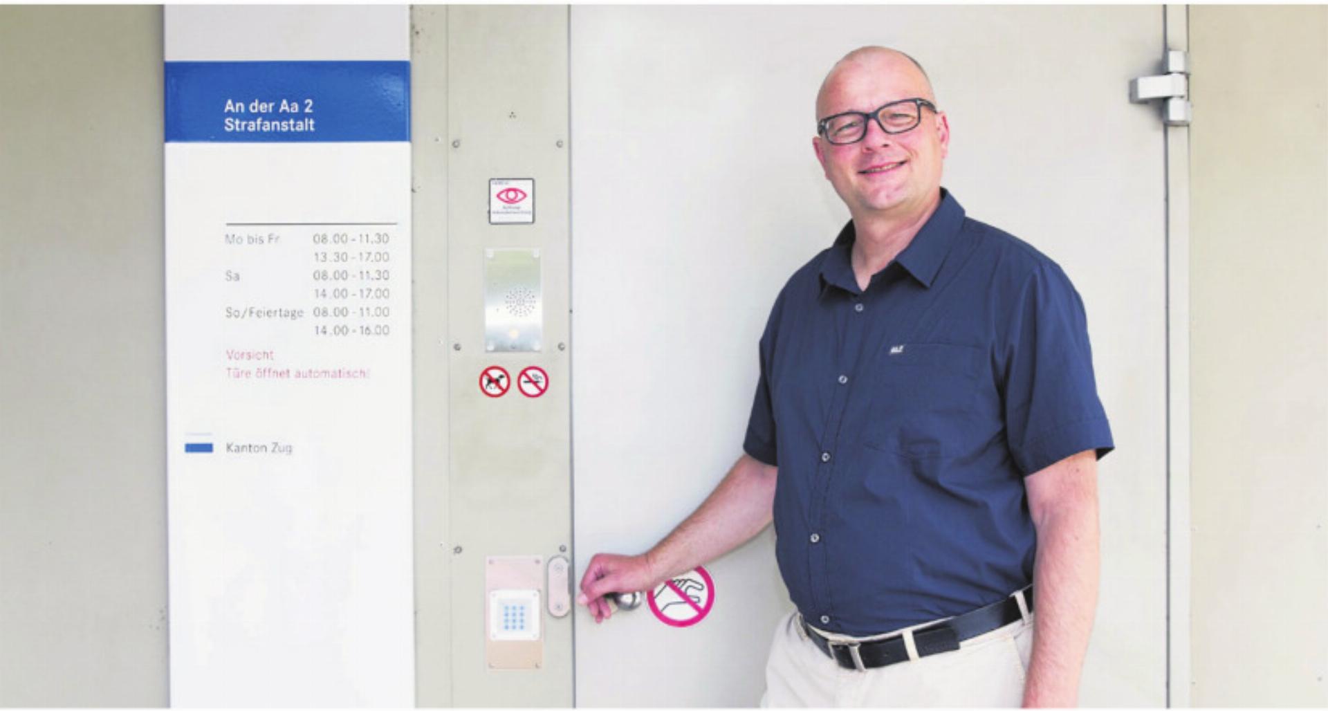 Stefan Gasser ist seit 19 Jahren ökumenischer Seelsorger in der kantonalen Strafanstalt an der Aa in Zug sowie in der JVA Bostadel. Foto: zVg - Das Bild wird blockiert. – Möglicherweise durch einen aktiven Adblocker.