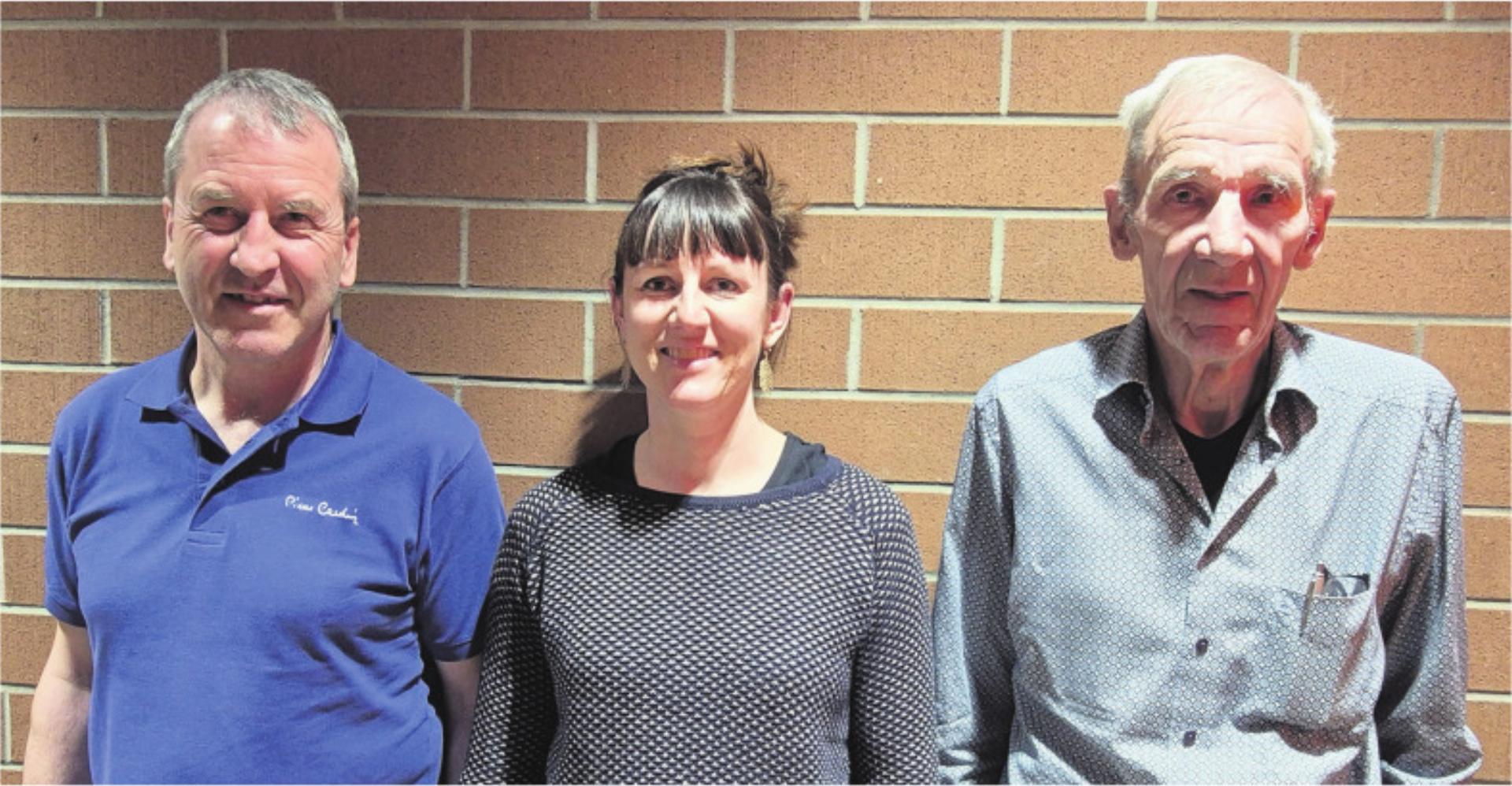 Die Neumitglieder Urs Krummenacher, Martina Stadler und Ruedi Mächler (von links).  Foto: zVg - Das Bild wird blockiert. – Möglicherweise durch einen aktiven Adblocker.