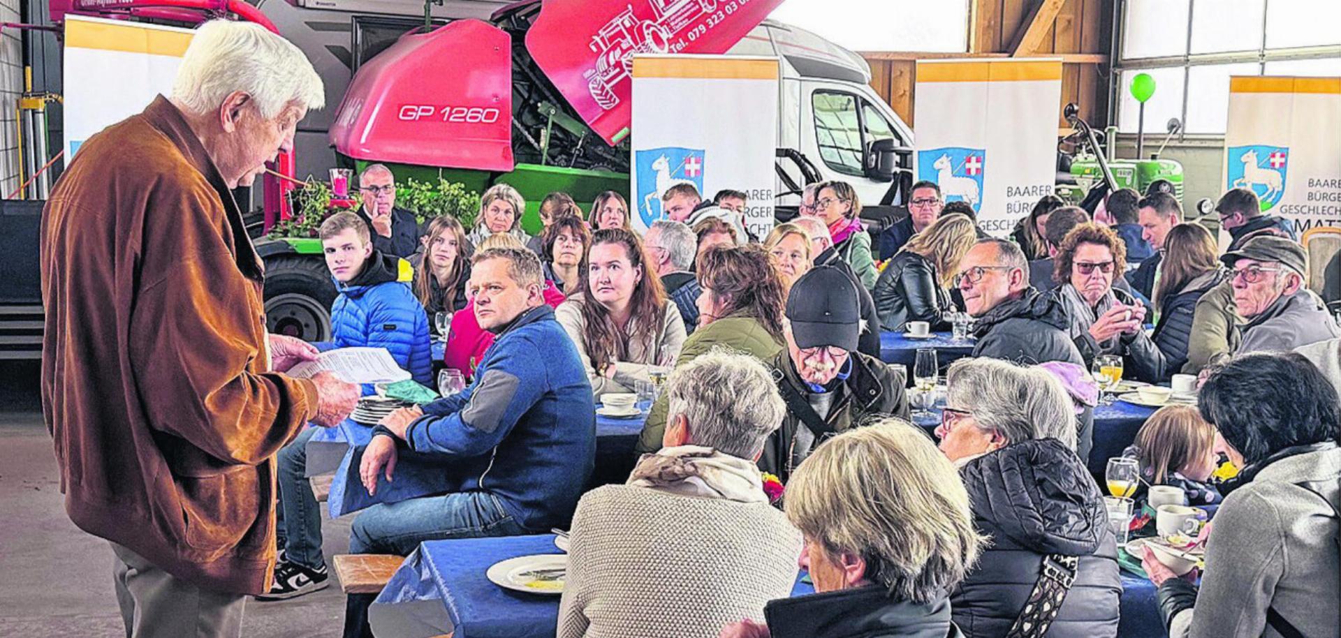 Gelungener Brunch des Vereins Bürgergeschlecht Andermatt