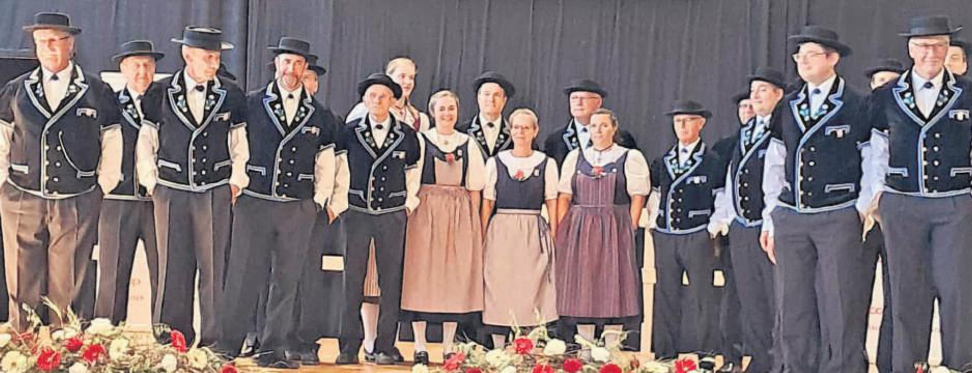 Jodlerklub Heimelig Baar brilliert am Zentralschweizerischen Jodlerfest. Foto: zVg