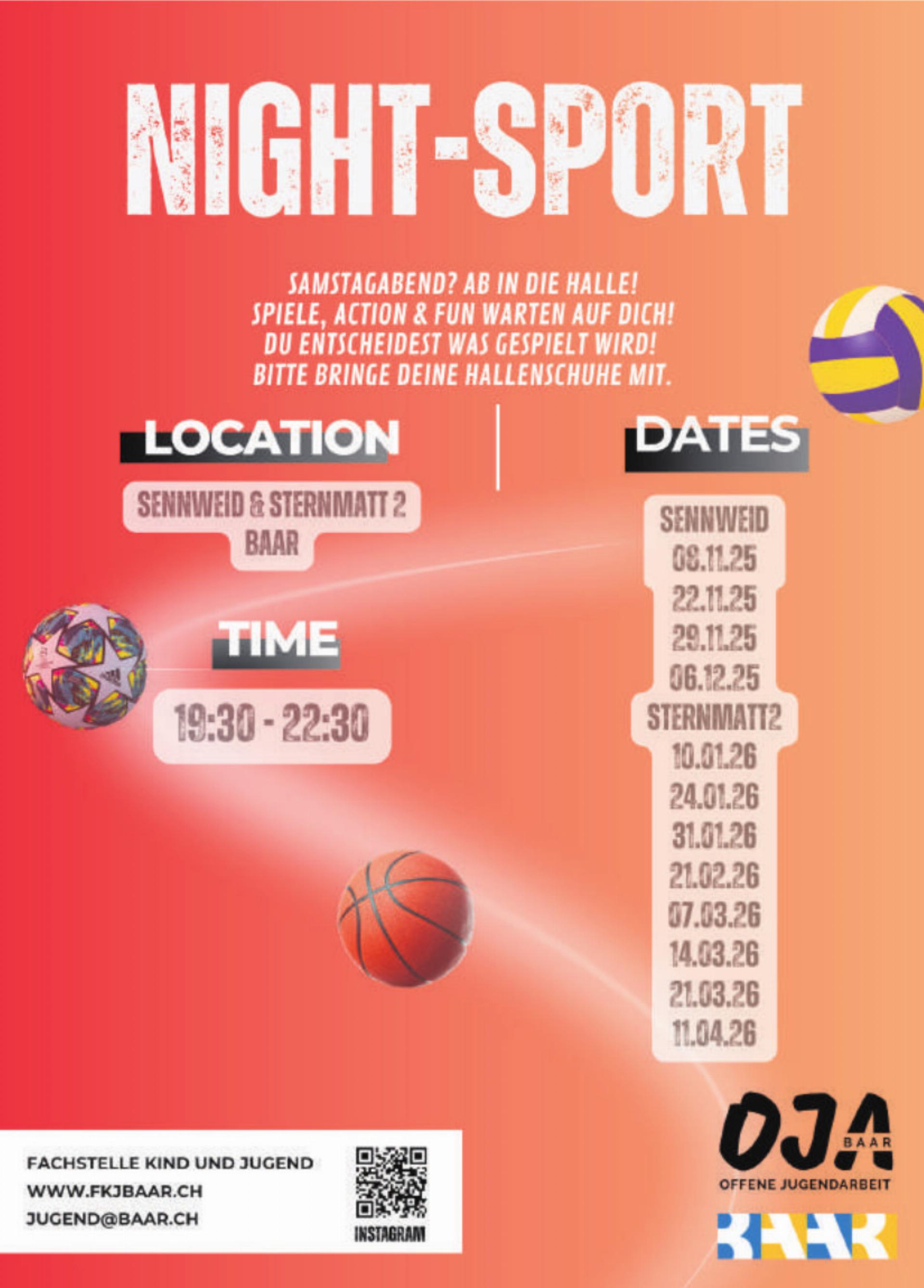 Von und für Jugendliche: Night-Sport startet in die neue Saison - Das Bild wird blockiert. – Möglicherweise durch einen aktiven Adblocker.
