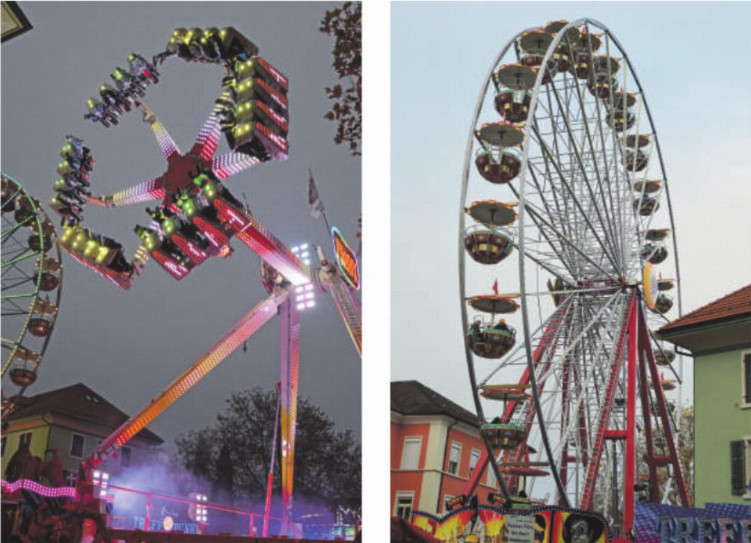 Ob modern und mutig oder traditionell und gemächlich – hoch hinaus geht es an der Chilbi so oder so. Fotos: zVg Ob modern und mutig oder traditionell und gemächlich – hoch hinaus geht es an der Chilbi so oder so. Fotos: zVg