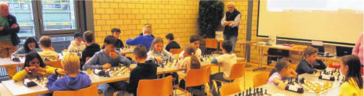 Volle Konzentration beim Schüler-Schachturnier. Foto: zVg