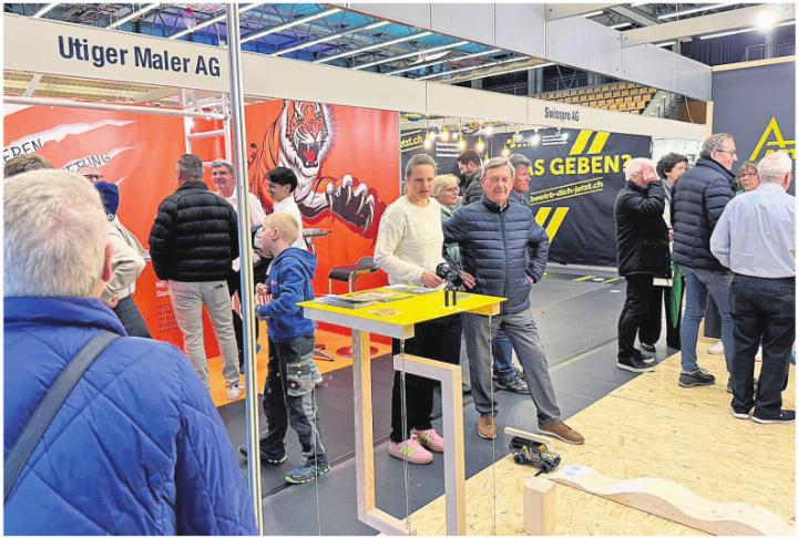 Die Waldmannhalle war an allen Ausstellungstagen gut gefüllt. Foto: rah