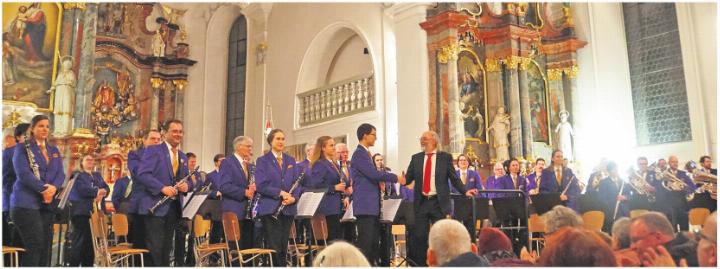 Besinnliche Klänge der Feldmusik Baar in der St.-Martin-Kirche. Foto: zVg