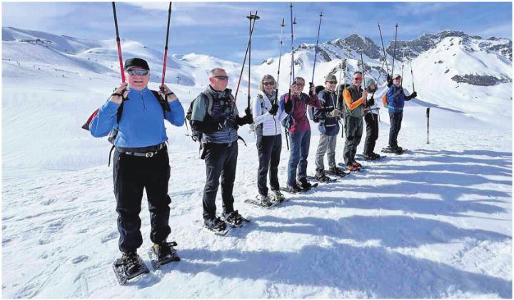 Schneeschuhwanderung auf der Melchsee-Frutt. Foto: zVg
