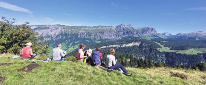 Rast mit herrlicher Weitsicht. Foto: zVg