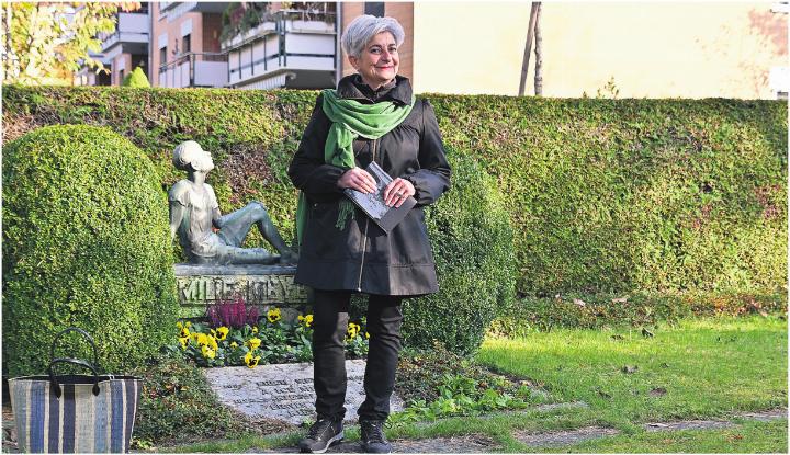 Maria Greco zeigt, dass auch Grabsteine viel über die Rolle der Frau aufzeigen. Fotos: ls