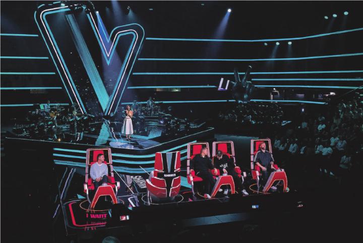 Bei der «Blind Audition» erhielt Denia einen Vierer-Buzzer. Fotos: zVg Bei der «Blind Audition» erhielt Denia einen Vierer-Buzzer. Fotos: zVg