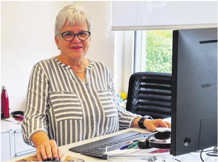 Esther Staub hat im Büro immer eine offene Tür und ein offenes Ohr für die Stellensuchenden.