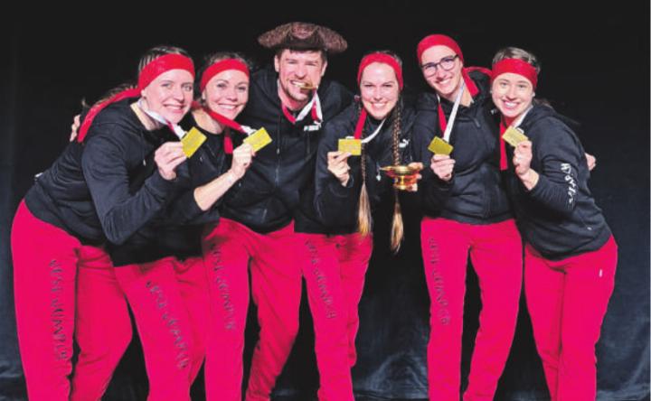 Die Show-Gruppe Just Jump vom TV Baar wurde Europameister. Foto: zVg
