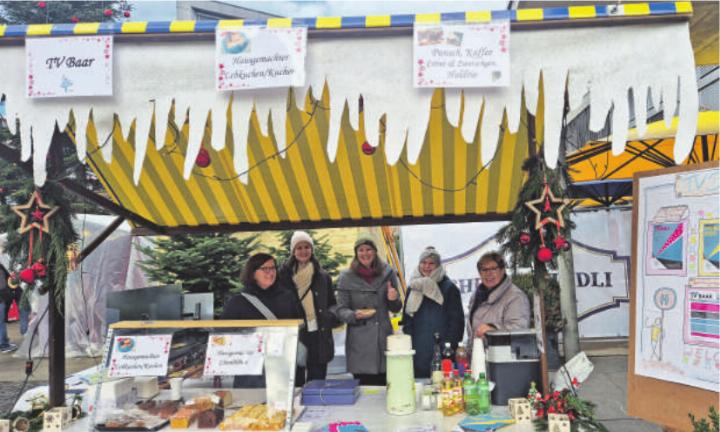 TV Baar am Christchindlimärcht. Foto: zVg