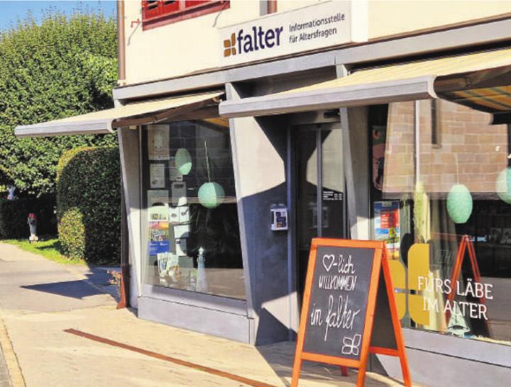 Der «falter» im Dorfzentrum hat stets ein offenes Ohr für Altersfragen.