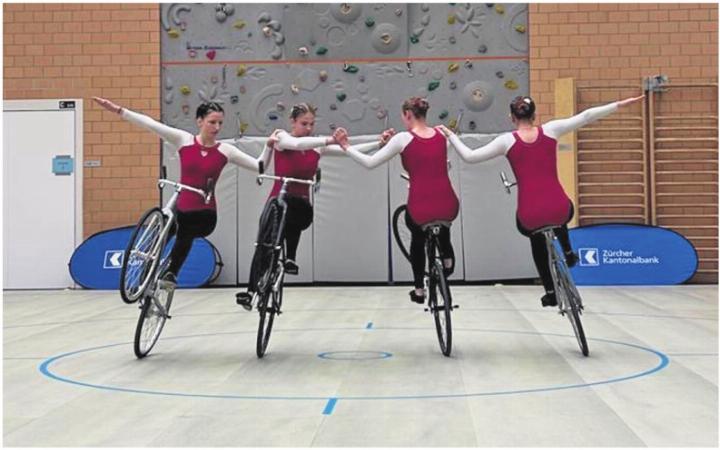 Jael Wagner, Eileen Kümin, Vivienne Kümin, Jana Grüter (von links) gewannen den Swiss-Cup, an der EM sind sie als Ersatzteam dabei. Foto: zVg