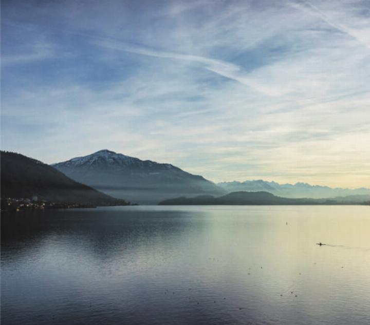 Zugersee mit Rigi. Foto: zVg