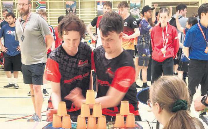 Doppelteam Seraina Toms und Marlon Salzmann.