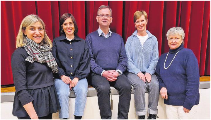Der Vorstand: Jeannine Lütolf (Präsidentin), Bianca Schilter, Thomas Inglin, Doris Kamer und Brigitte Aschwanden (von links) Foto: zVg