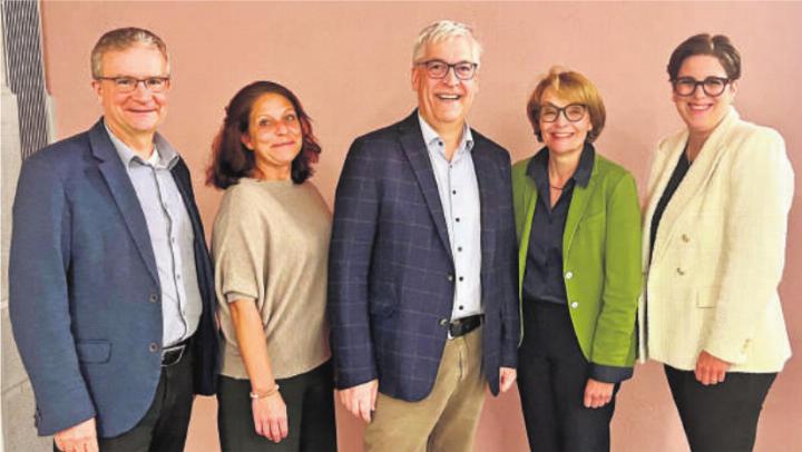 Urs Andermatt, Karin Langenegger, Erich Andermatt, Alexandra Gruber Tanner, Simone Arnold-Hotz (von links). Foto: zVg Urs Andermatt, Karin Langenegger, Erich Andermatt, Alexandra Gruber Tanner, Simone Arnold-Hotz (von links). Foto: zVg
