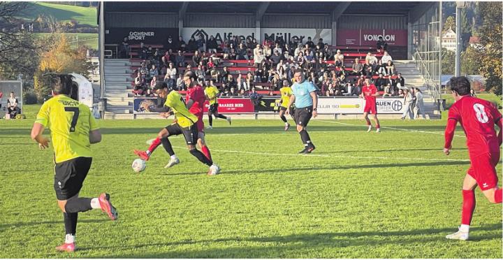 Die Baarer Reaktion folgte erst in der zweiten Halbzeit. Foto: zVg