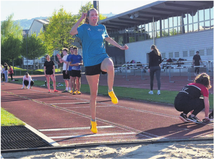 Anja van Helden will an den National Summer Games hoch hinaus. Fotos: ew