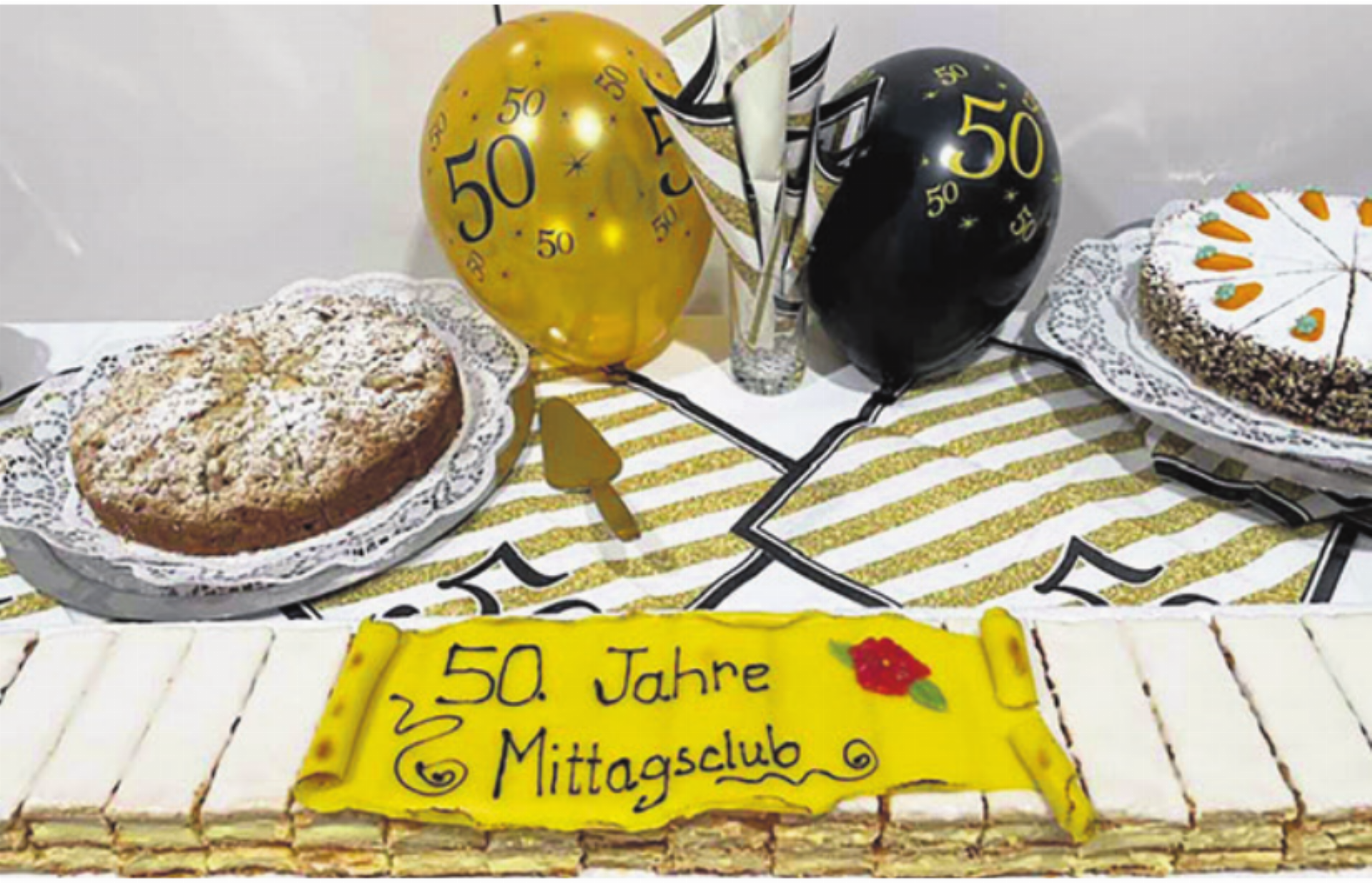 Jubiläumsanlasskuchenbuffet: einfach toll. Foto: zVg - Das Bild wird blockiert. – Möglicherweise durch einen aktiven Adblocker.