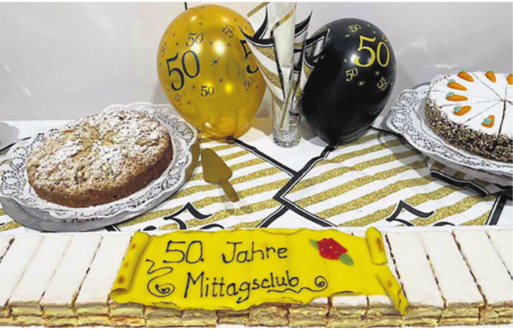 Jubiläumsanlasskuchenbuffet: einfach toll. Foto: zVg