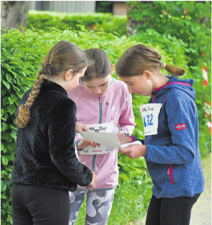 Kartenlesen gehört beim Orientierungslauf dazu. Foto: zVg