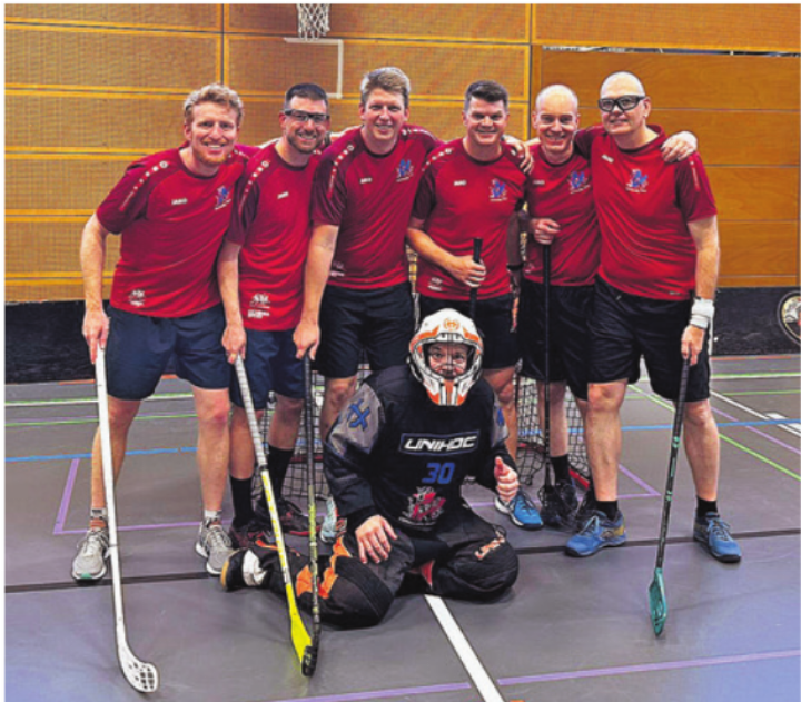 Das Unihockey-Team brillierte mit Silber. Das Unihockey-Team brillierte mit Silber.