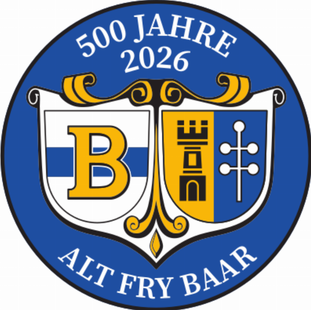 Jubiläumslogo «500 Jahre alt fry Baar» Jubiläumslogo «500 Jahre alt fry Baar»