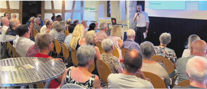 Grosses Interesse am SVP-Anlass. Foto: zVg