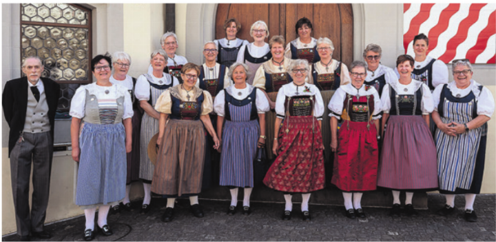 Der Trachtenchor Baar genoss das Fest in Sursee. Foto: zVg Der Trachtenchor Baar genoss das Fest in Sursee. Foto: zVg