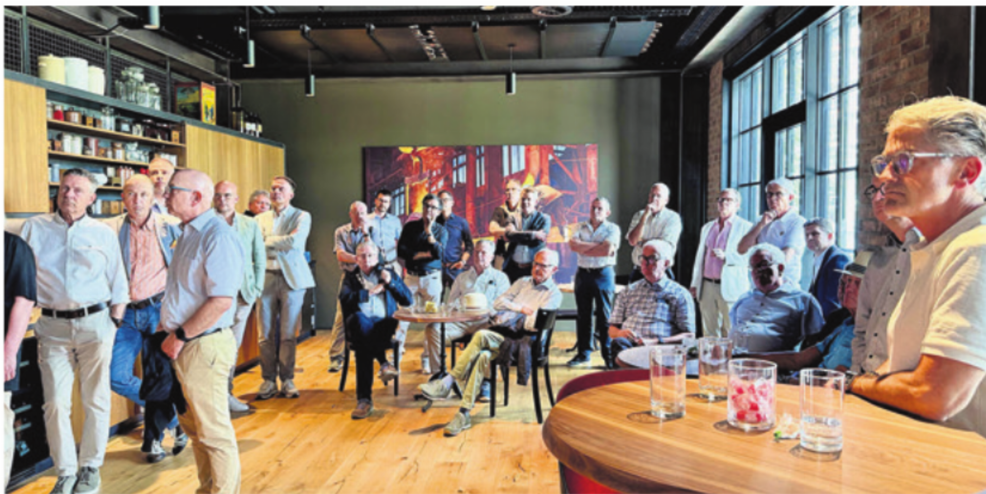 Zuger Ambassador-Clubs bei der Partners Group in Baar. Foto: zVg - Das Bild wird blockiert. – Möglicherweise durch einen aktiven Adblocker.