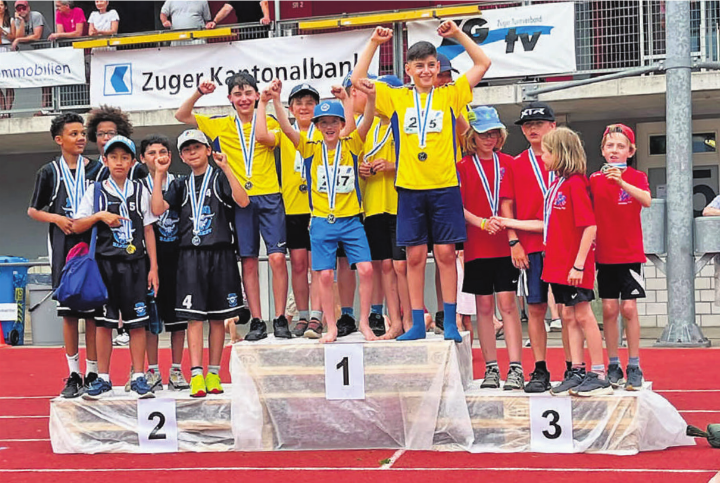 Die Kinder freuten sich über den Erfolg am kantonalen Jugitag 2026 in Rotkreuz.
Foto: TV Allenwinden Die Kinder freuten sich über den Erfolg am kantonalen Jugitag 2026 in Rotkreuz.
Foto: TV Allenwinden