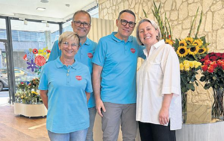 Das Dreamteam: Claudia Chesini, Guido Imholz, Martin und Olivera Deflorin. Foto: zVg