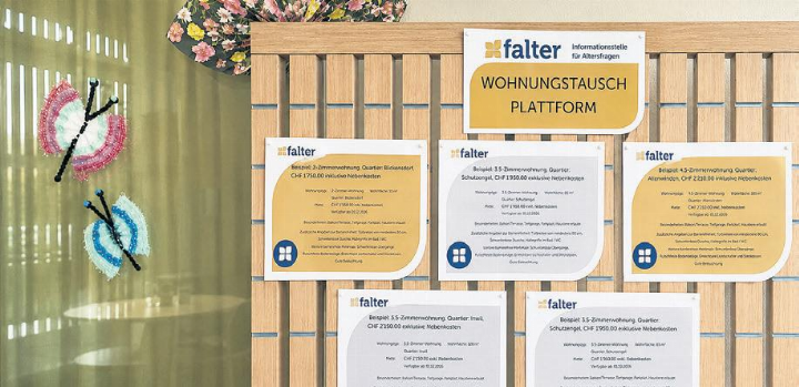 So könnte die Wohnungstausch-Plattform in der Informationsstelle für Altersfragen falter aussehen. Foto: zVg