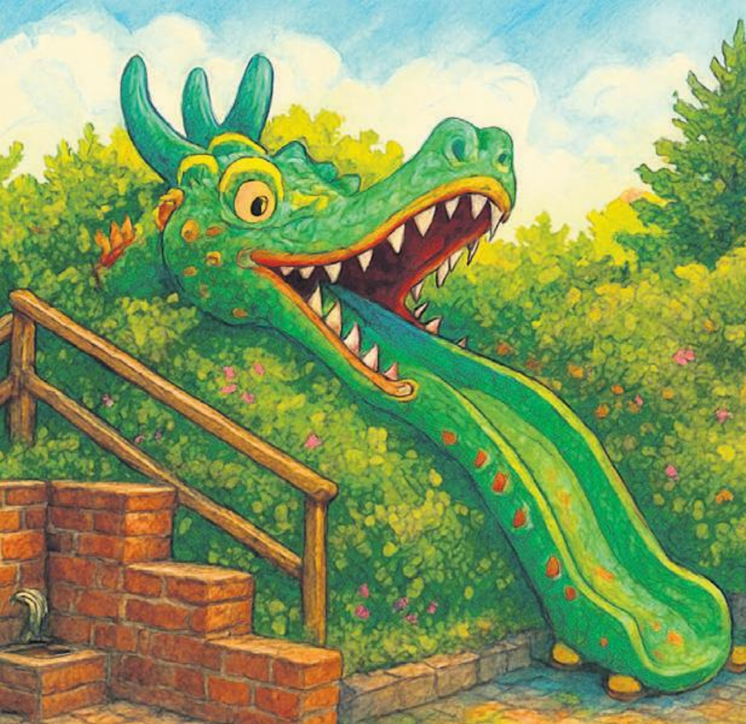 Der Drache bleibt, rundherum wird der Spielplatz Schutzengel neu gestaltet. Foto: zVg Der Drache bleibt, rundherum wird der Spielplatz Schutzengel neu gestaltet. Foto: zVg