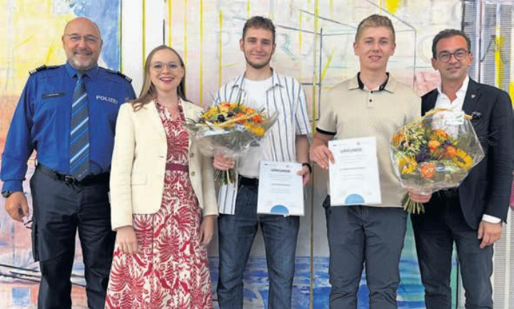 Die Gewinner bei der Preisverleihung. Foto: zVg