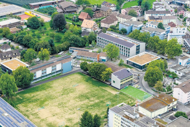 Am 26. September wird die Schulanlage Sternmatt 1 feierlich eingeweiht. Foto: Andreas Busslinger