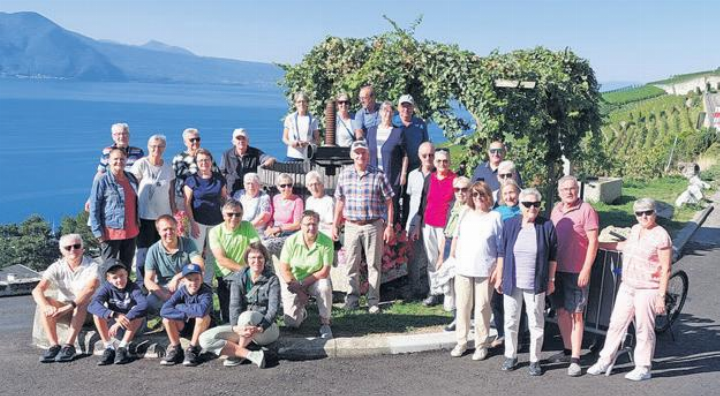 Die Naturfreunde Baar genossen auf ihrer Vereinsreise einen herrlichen Ausblick über den Genfersee und die Rebberge des Lavaux. Foto: zVg Die Naturfreunde Baar genossen auf ihrer Vereinsreise einen herrlichen Ausblick über den Genfersee und die Rebberge des Lavaux. Foto: zVg