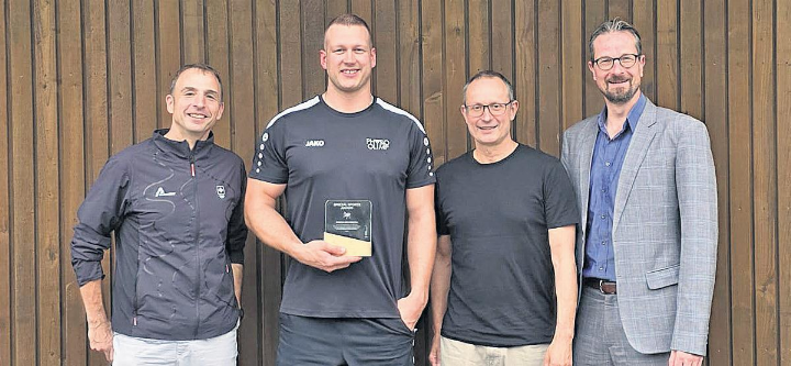 Silvan Frik, Pirmin Reichmuth, Adrian Andermatt, Urs Raschle (von links). Foto: zVg